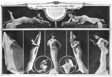 Colette posing, 1909
