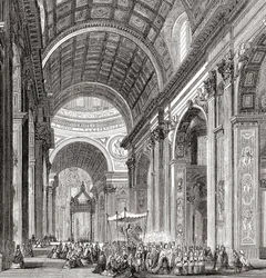 A Procession Inside Saint Peter