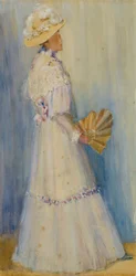 Lady with a Fan