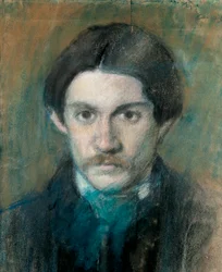 Portrait of the Spanish painter Pablo Picasso