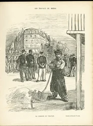 Illustration by Ricardo Flores in Le Rire