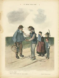 Illustration of Ricardo Flores in Le Rire