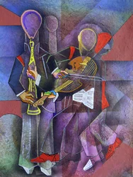 Cubist Jazz Musicians