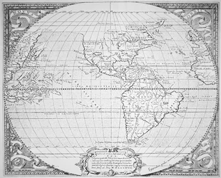 Map of the New World 1587
