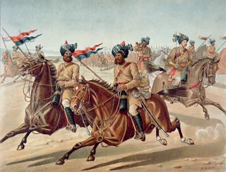 Scouts of the 10th Bengal Lancers, the Anglo-Indian Army of the 1880s