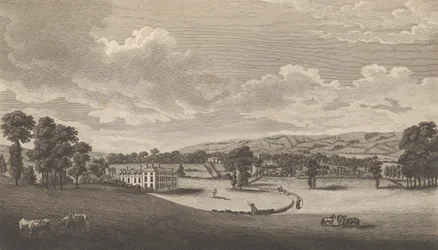 Preston Hall in Aylesford, in the County of Kent, from Edward Hasted