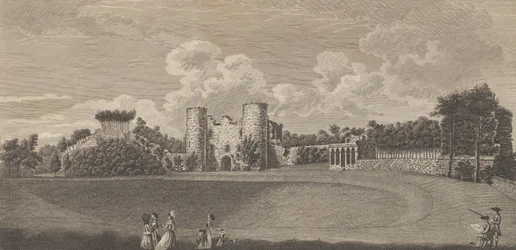 Tunbridge Castle in the County of Kent, from Edward Hasted