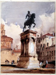 Equestrian Statue of the Colleoni by Verrocchio in Venice
