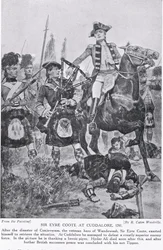 Sir Eyre Coote at Cuddalore, illustration from 