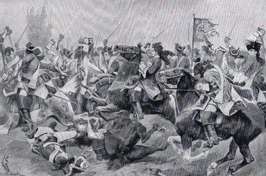 The Battle of Malplaquet, c.1910