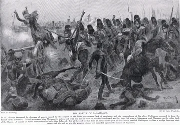 The Battle of Salamanca, Illustration from 