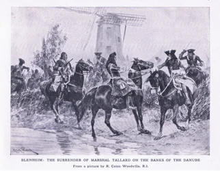 Blenheim, 13th August 1704: The surrender of Marshall Tallard on the banks of the Danube