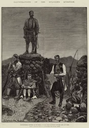 Illustrations of the Dulcigno Question, Montenegrin Outpost at Pecorica, on the Road Between Scutari and Antivari