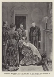Presentation of our Future King to the Right Honourable the Home Secretary, who represented the British Empire on this Auspicious and Historical Occasion