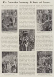 The Coronation Ceremony, a Historical Account