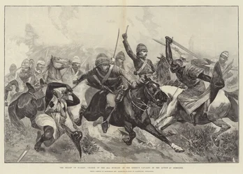 The Relief of Suakin, Charge of the 20th Hussars on the Enemy