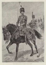 The late Duke of Clarence as an Officer of the 10th Hussars