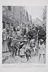 The punishment of a fraudulent baker, illustration from 