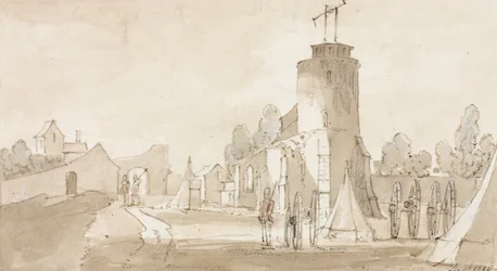 Mont St Jean, the Village of the Battle of Waterloo, South of Brussels, 1815