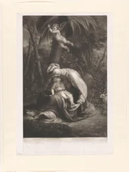 Madonna with Child Under a Palm Tree