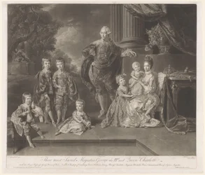 Portrait of George III, King of the United Kingdom, and His Family