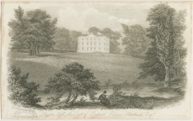 Longton Hall: steel engraving, nd [?early 19th cent]