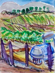 Blue Tractor, Napa Valley