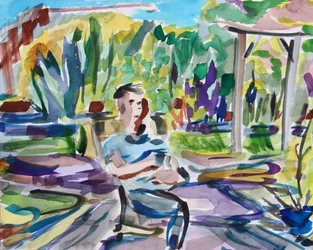 Garden, Sunny Day
