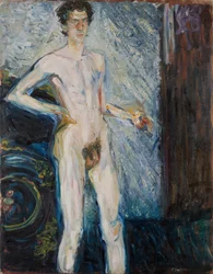 Nude Self-Portrait with Palette