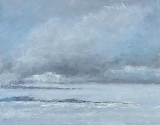 Misty Ocean Serenity
