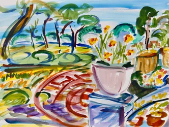 Flowers on the Patio