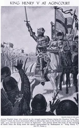 King Henry at Agincourt 1415 AD