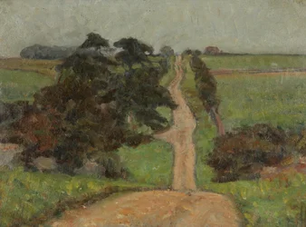 A Roman Road near Northleach, Gloucestershire