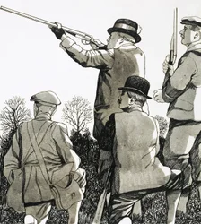As Prince of Wales, King Edward spent much time hunting and shooting