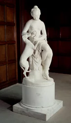 A Nymph Taking a Thorn out of a Greyhound