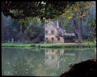 The Hameau de la Reine - La Maison de la Reine at the Hameau de la Reine Marie Antoinette, in the Park of the Chateau de Versailles