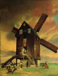 Old Windmill in Roitzsch near Wurzen