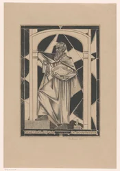 The Architect (Sketch Design for Painting The Architect)