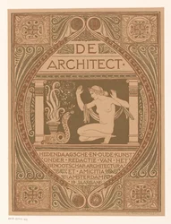 Cover design for: De Architect, 1911