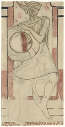 Mercury, Badge for Faithful Service, Calvé, Delft