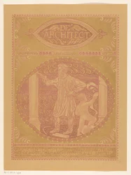 Cover Design for: De Architect, 1911