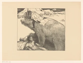 Tsar Nicholas II of Russia on the Russian Bear