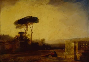 View of the Grounds of a Villa near Florence