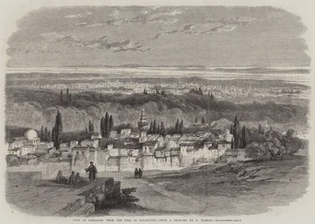 View of Damascus from the Hill of Salahiyeh