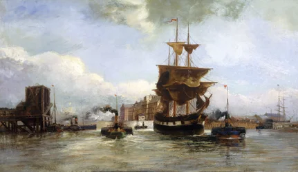 Leaving West Bute Dock