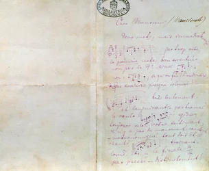 Handwritten letter of Richard Wagner to Luigi Mancinelli, December 10th