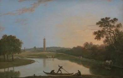 Kew Gardens: The Pagoda and Bridge