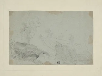 Rocky Landscape with Standing Figure