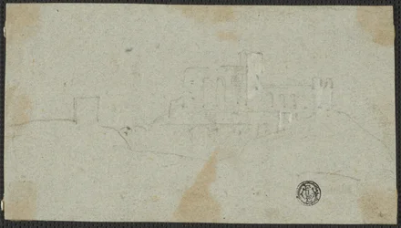 Sketch of Fortress on Hill