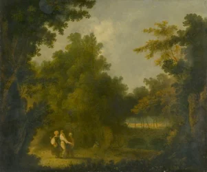 The Garden of the Villa Madama, Rome